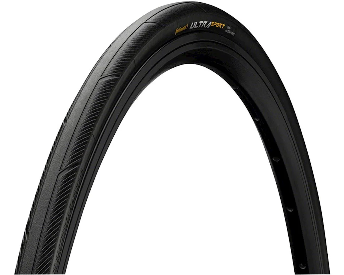 Continental Ultra Sport III Tire (Black) (27") (1-1/4") (Wire) (PureGrip)